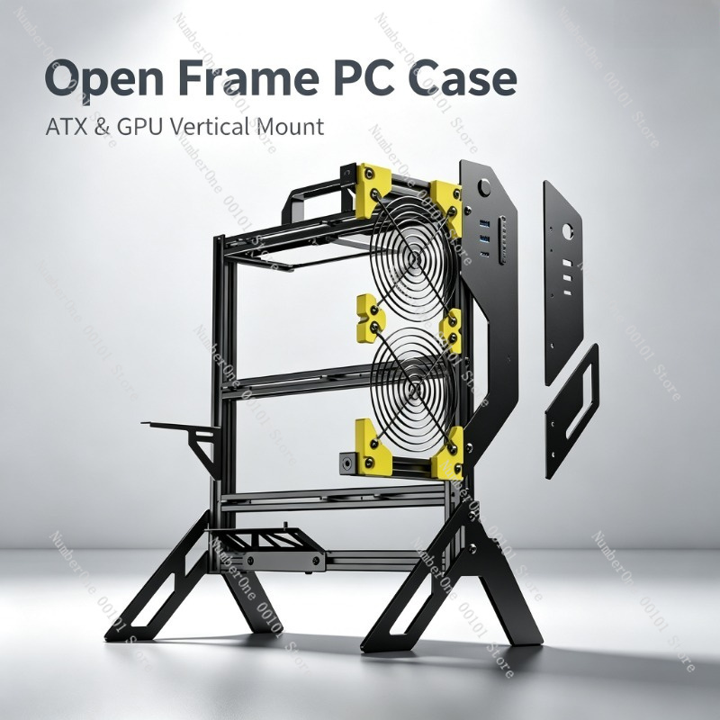 Aluminum Open Frame Test Bench Water Cooling - DIY Obudowa komputerowa ATX z otwartą